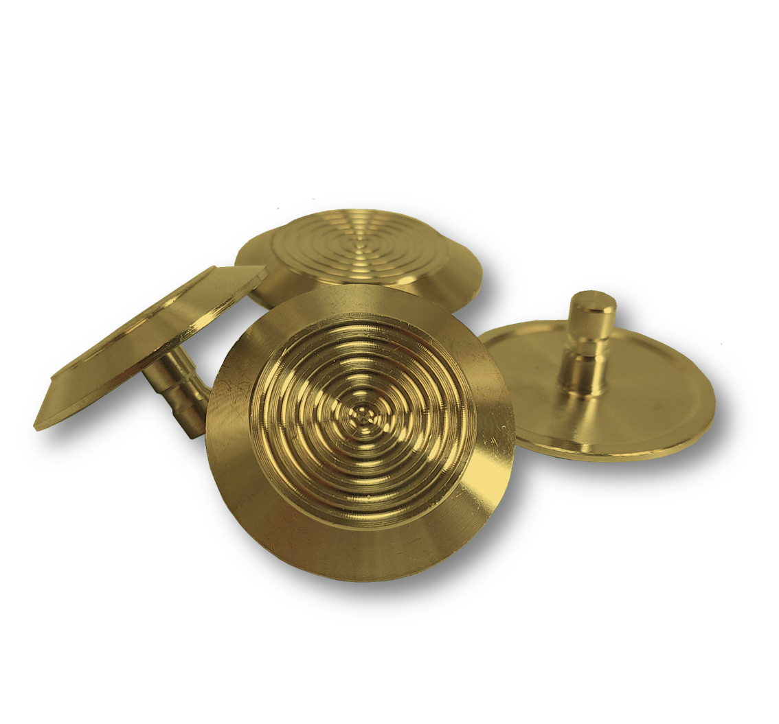 Refill Packs - Brass Tactile Warning - DZR - shaft 12mm