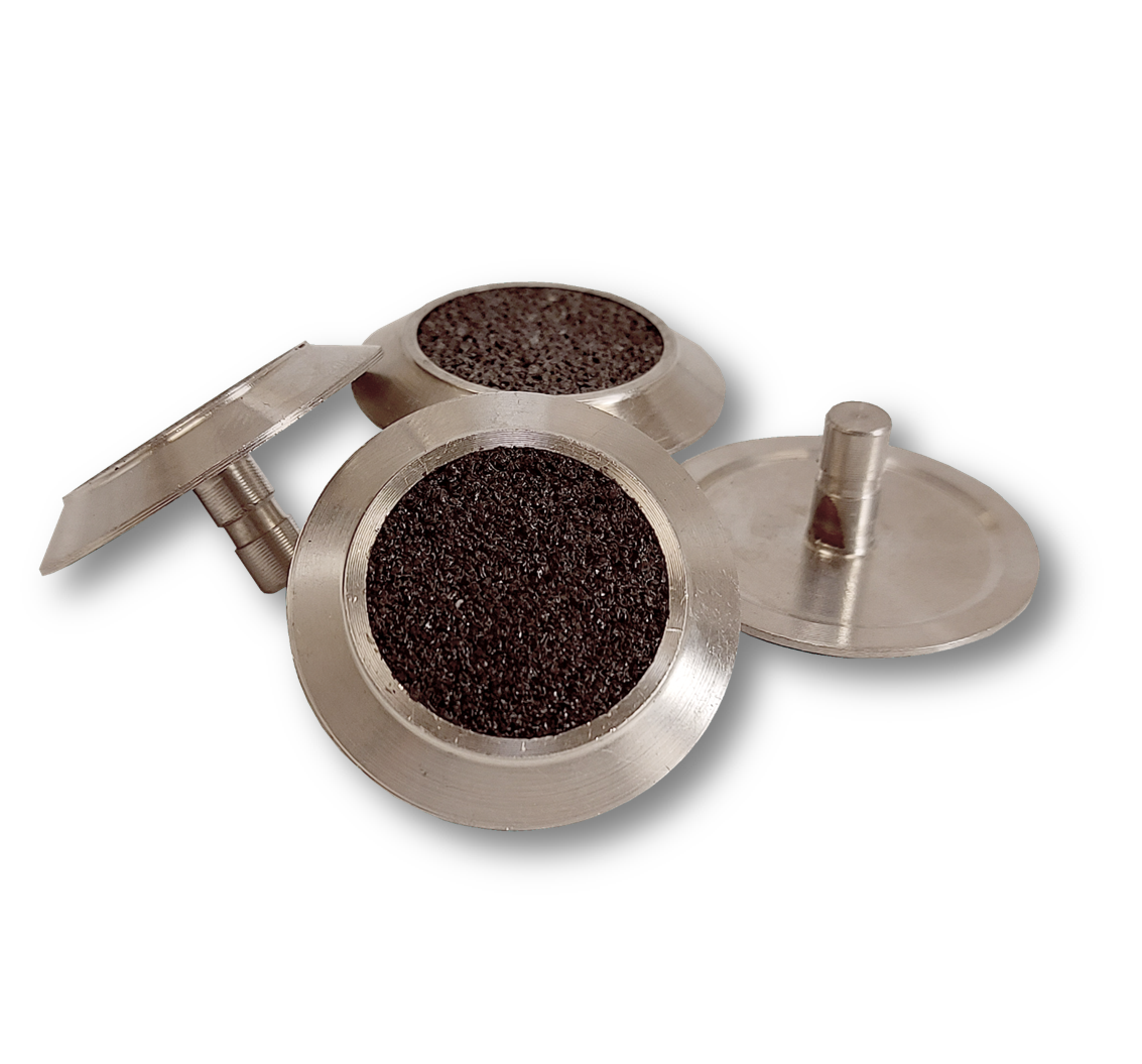 Refill Pack - Black Carborundum - Stainless Steel Warning - Marine Grade 316 - shaft 12mm