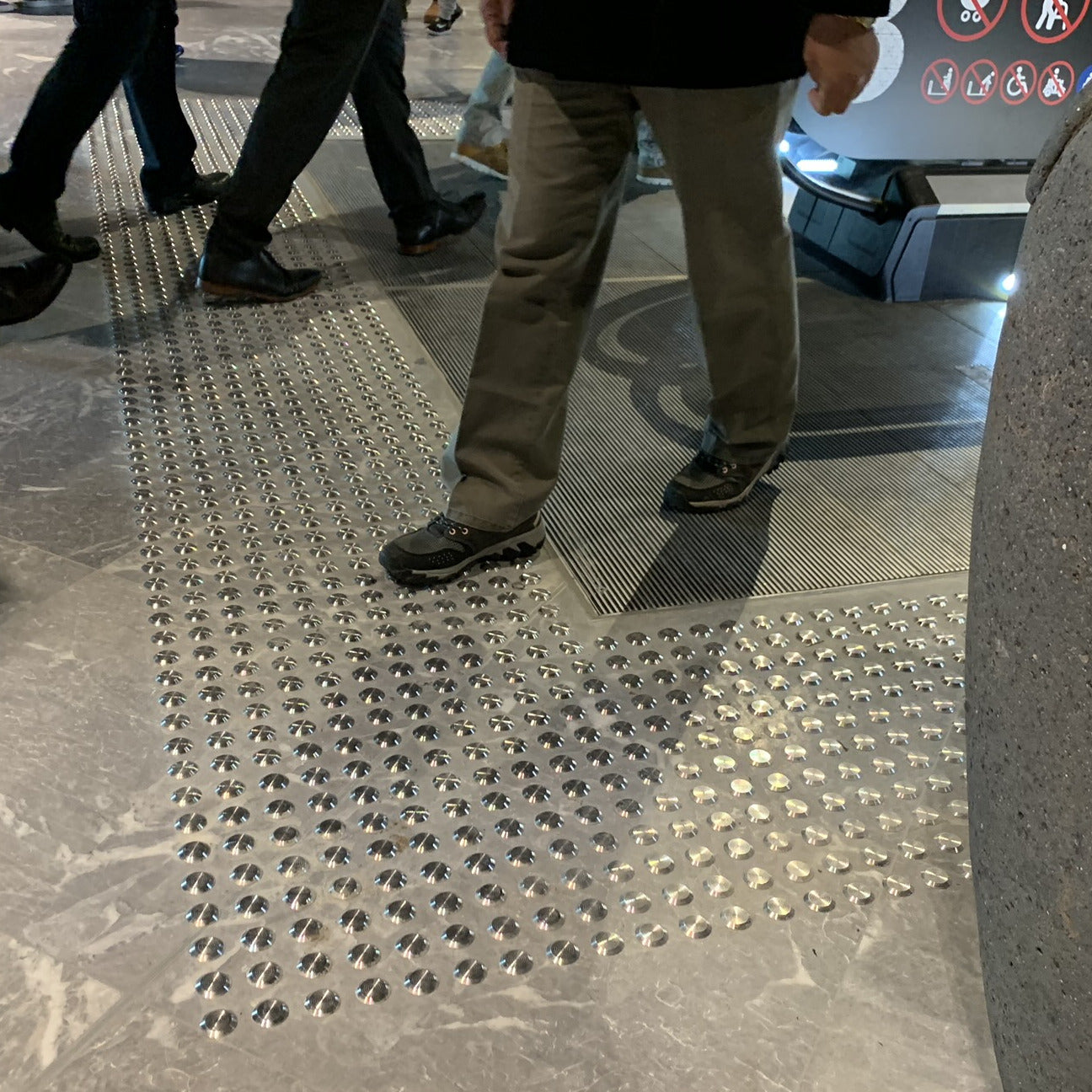 Self-Install KitBox® - Stainless Steel Hammer In Tactile Warning - Marine Grade 316