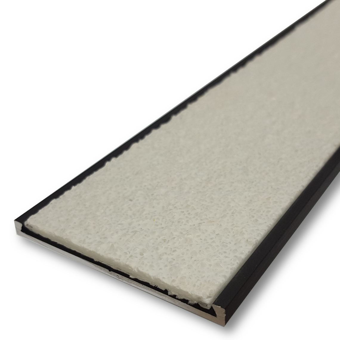 Series 10 Aluminium Stair Nosing - Solid Carborundum Insert