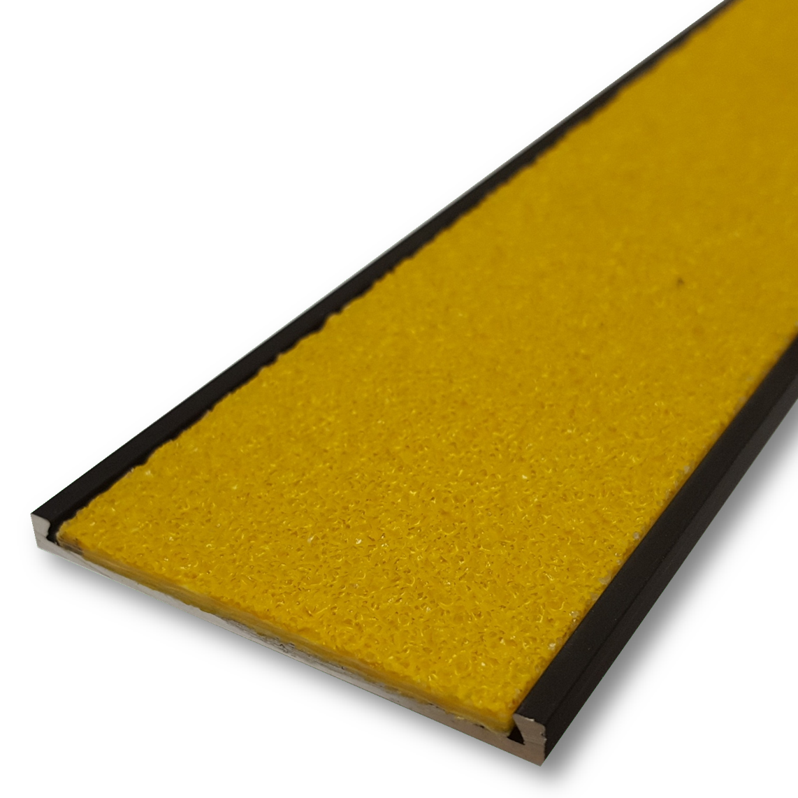 Series 10 Aluminium Stair Nosing - Solid Carborundum Insert