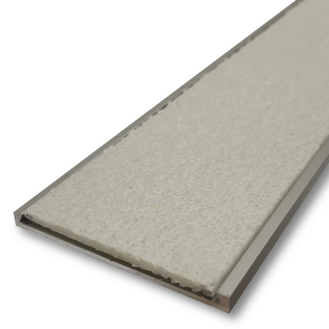 Series 10 Aluminium Stair Nosing - Solid Carborundum Insert