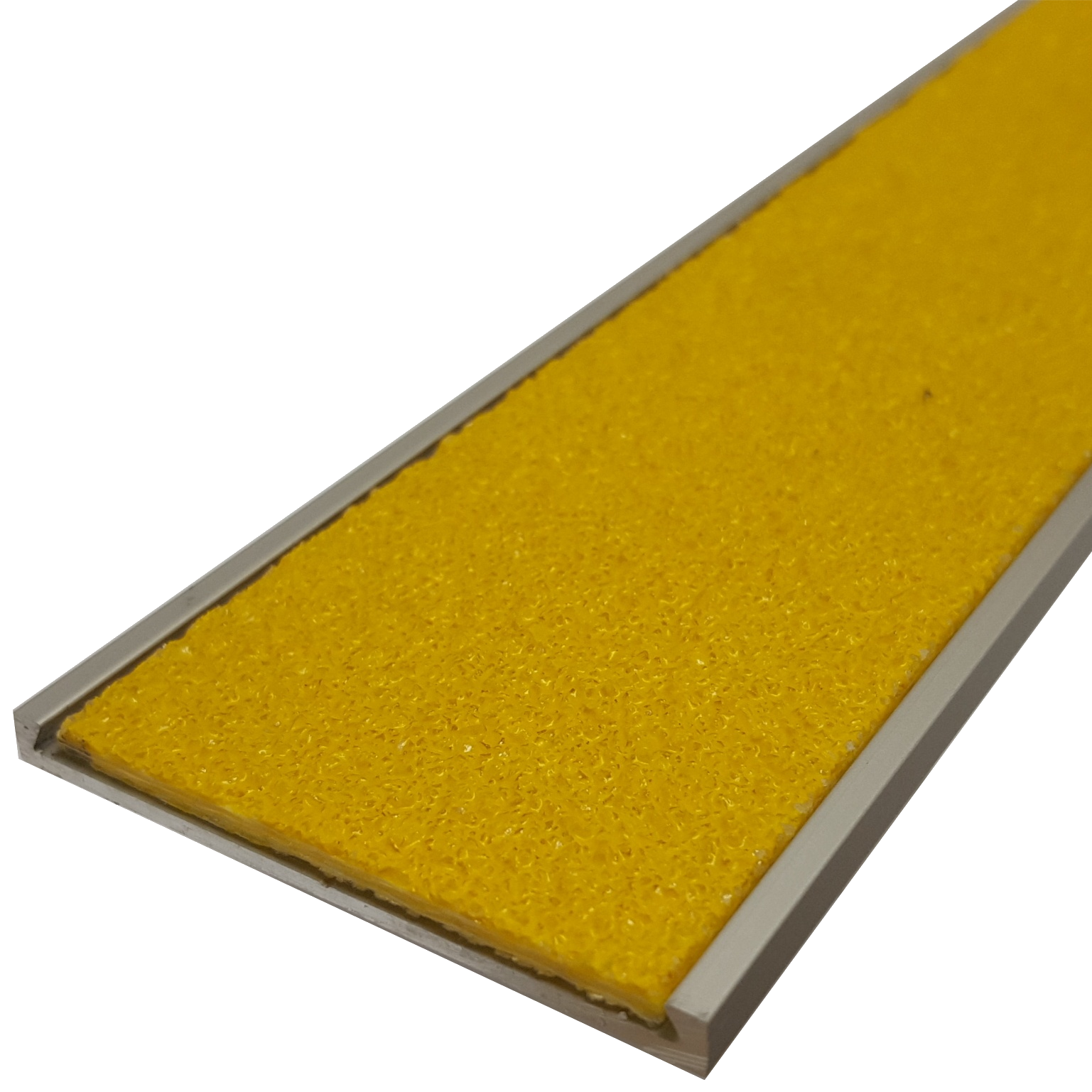 Series 10 Aluminium Stair Nosing - Solid Carborundum Insert