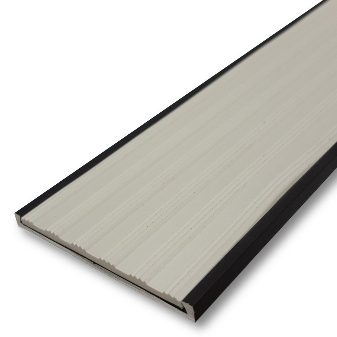 Series 11 Aluminium Stair Nosing - Solid Santoprene Insert