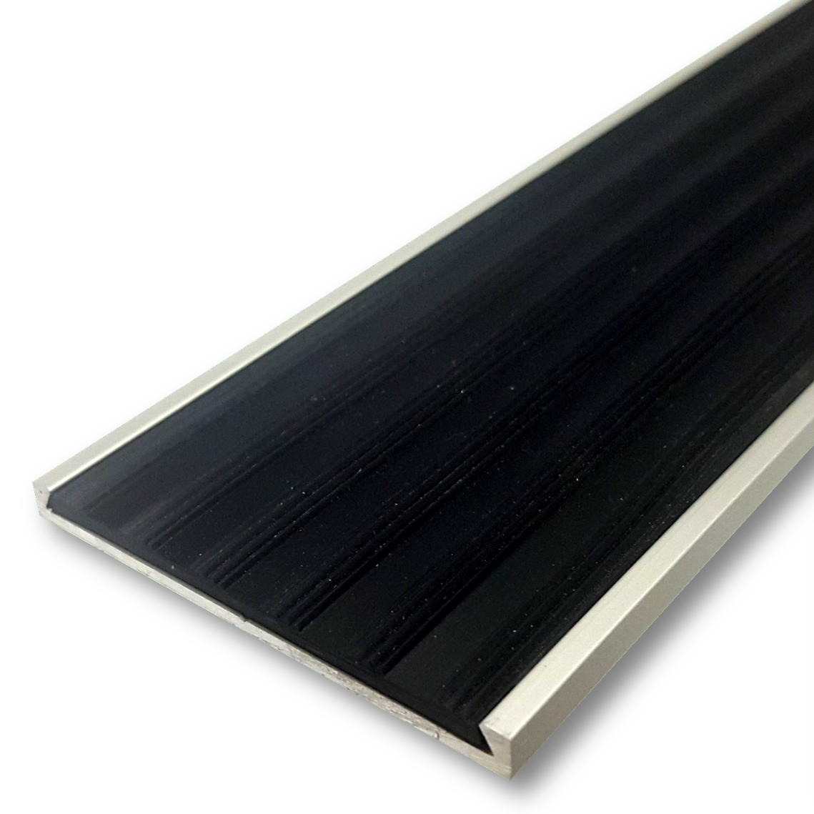 Series 11 Aluminium Stair Nosing - Solid Santoprene Insert