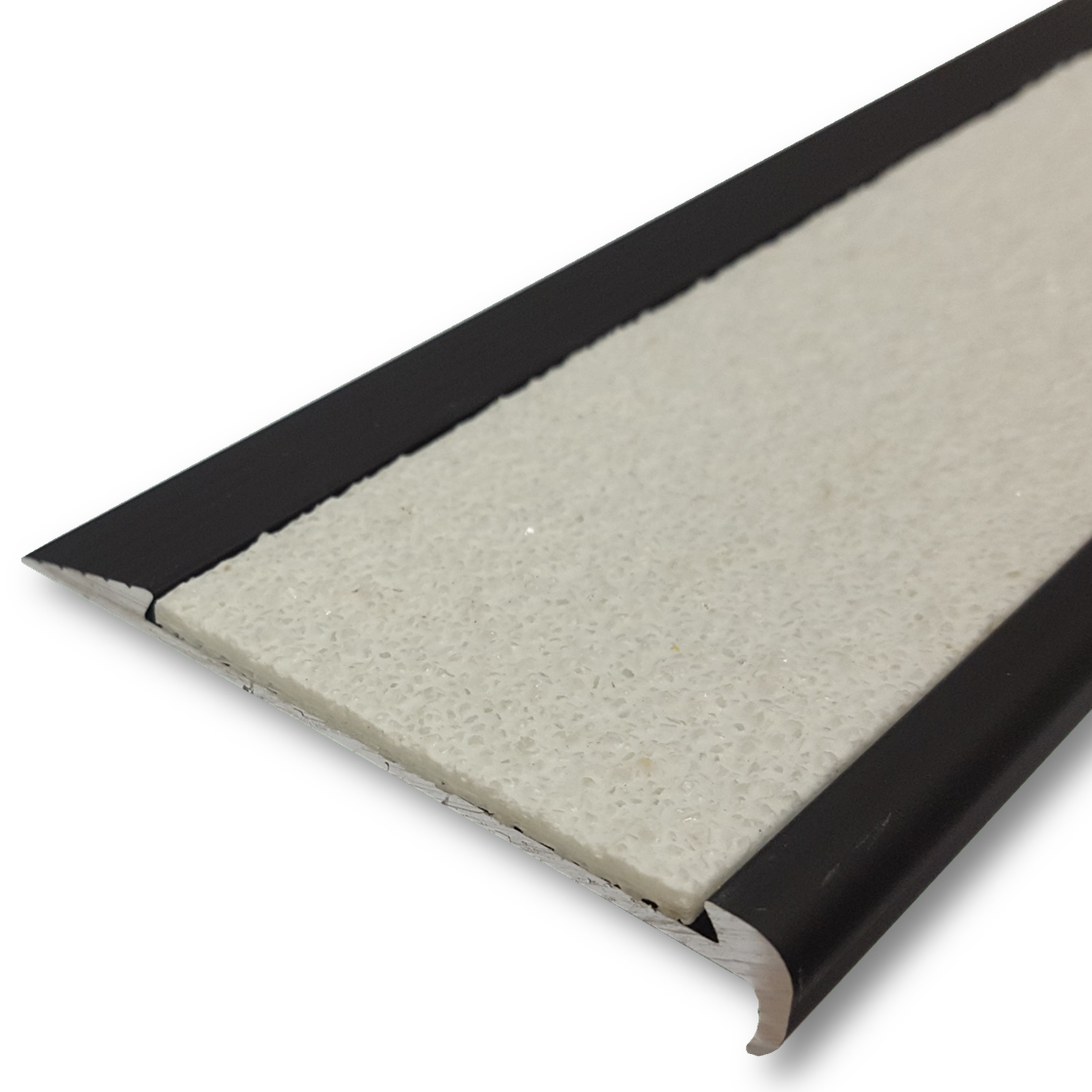 Series 3 Aluminium Stair Nosing - Solid Carborundum Insert