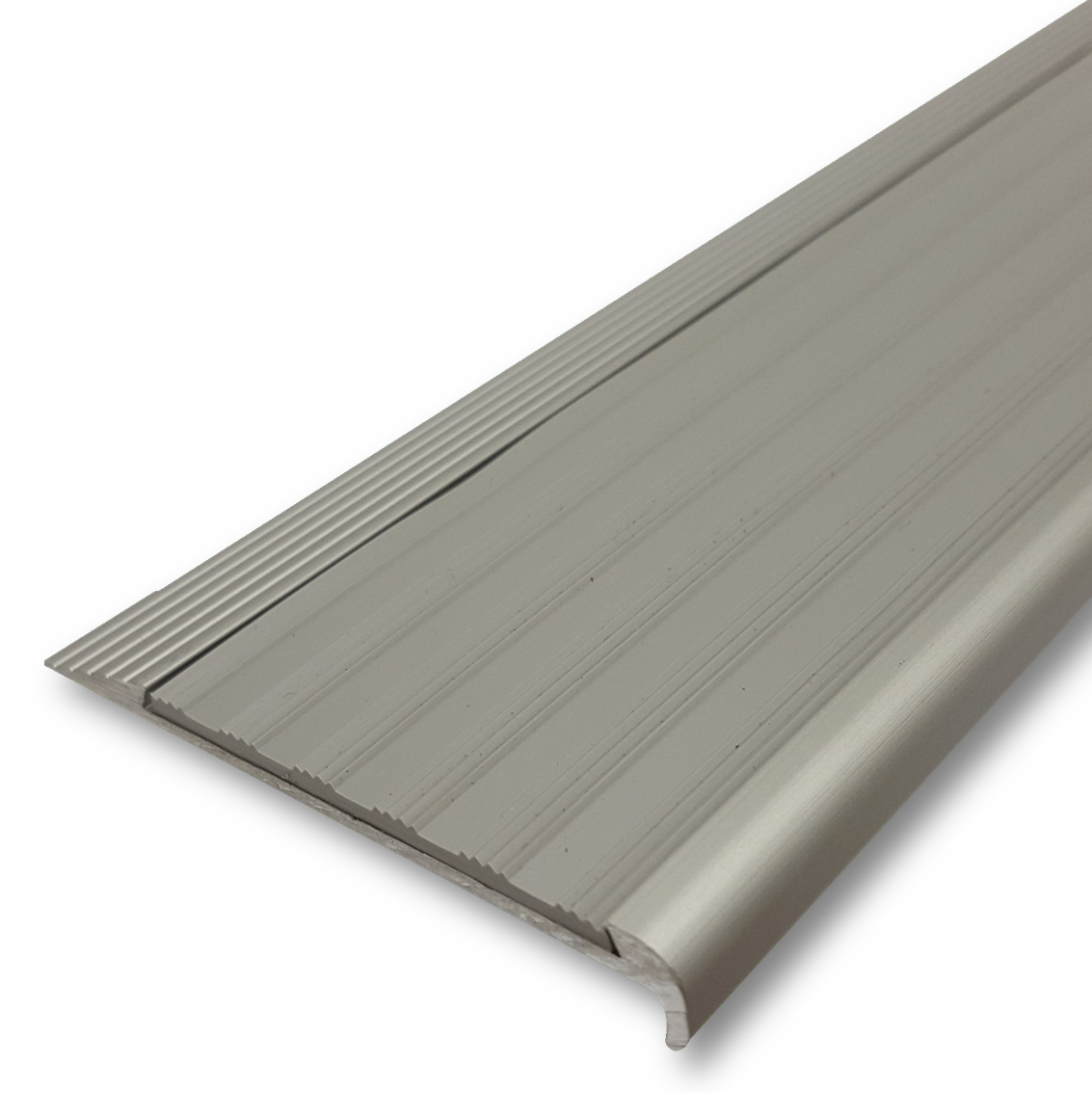 Series 4 Aluminium Stair Nosing - Solid Santoprene Insert
