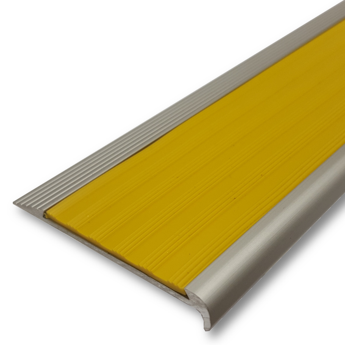 Series 4 Aluminium Stair Nosing - Solid Santoprene Insert