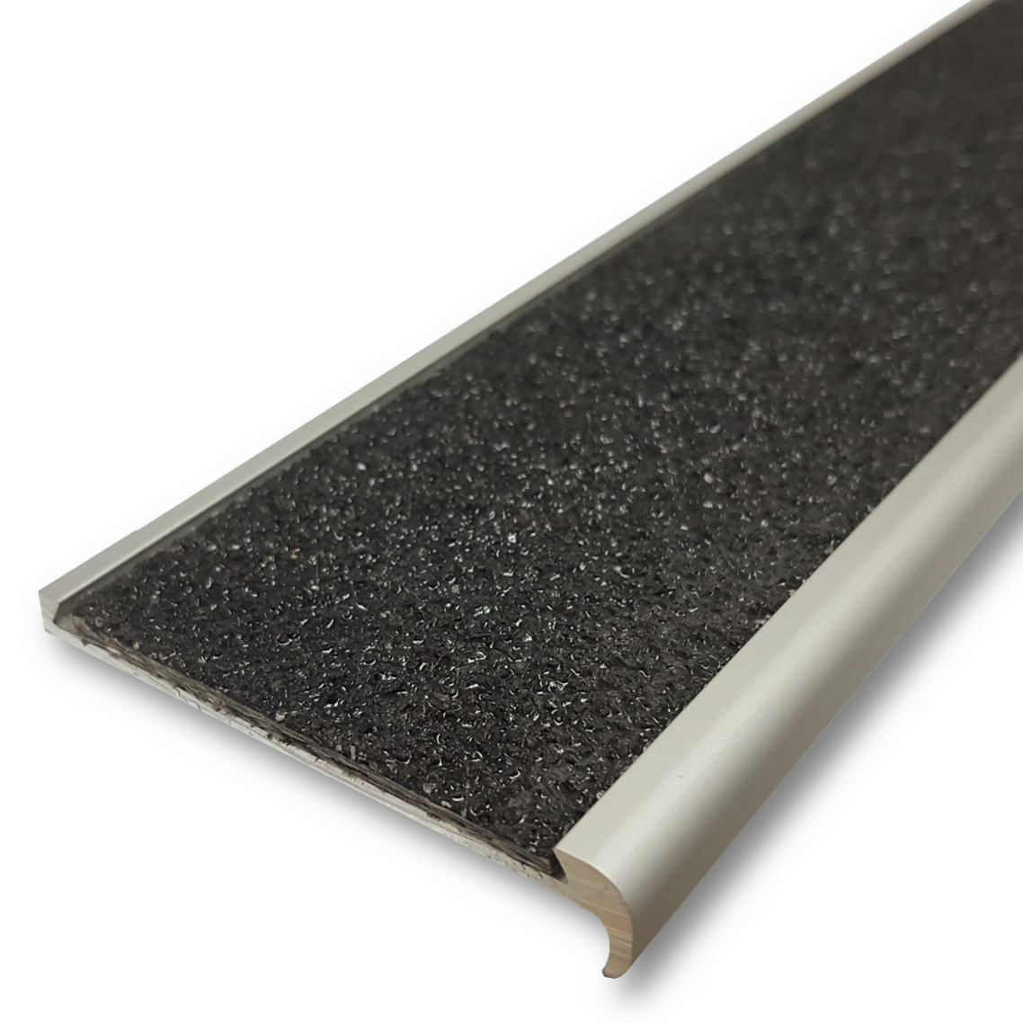 Series 8 Aluminium Stair Nosing - Solid Carborundum Insert