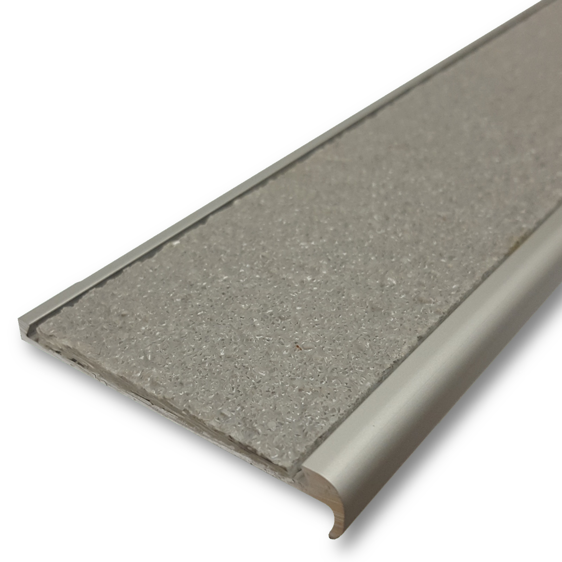 Series 8 Aluminium Stair Nosing - Solid Carborundum Insert