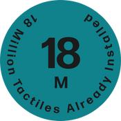 18 Million Tactiles Already Installed