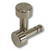 Two TacPro stainless steel skateboard deterrents (oddfellow shape). Main product photo