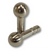 Two TacPro stainless steel skateboard deterrents (ball shape). Main product photo