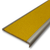 Series 8 Aluminium Stair Nosing - Solid Carborundum Insert