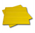 Two TacPro yellow peel-and-stick tactile directional indicator tiles. Main product photo